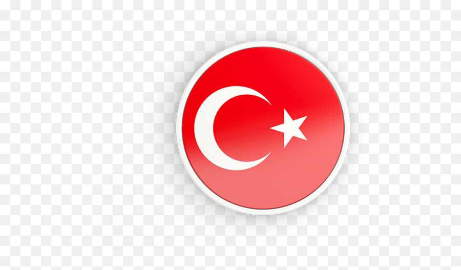 White Frame - Circle Png,Turkey Flag Png