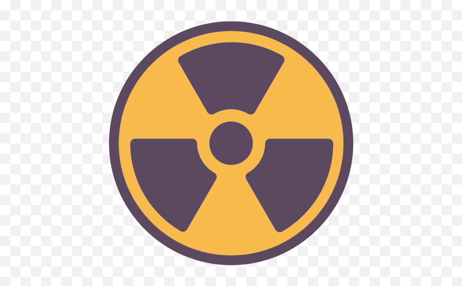 Nuclear Energy Symbol Free Icon Of - Radioactive Symbol Black And White Png,Nuclear Png
