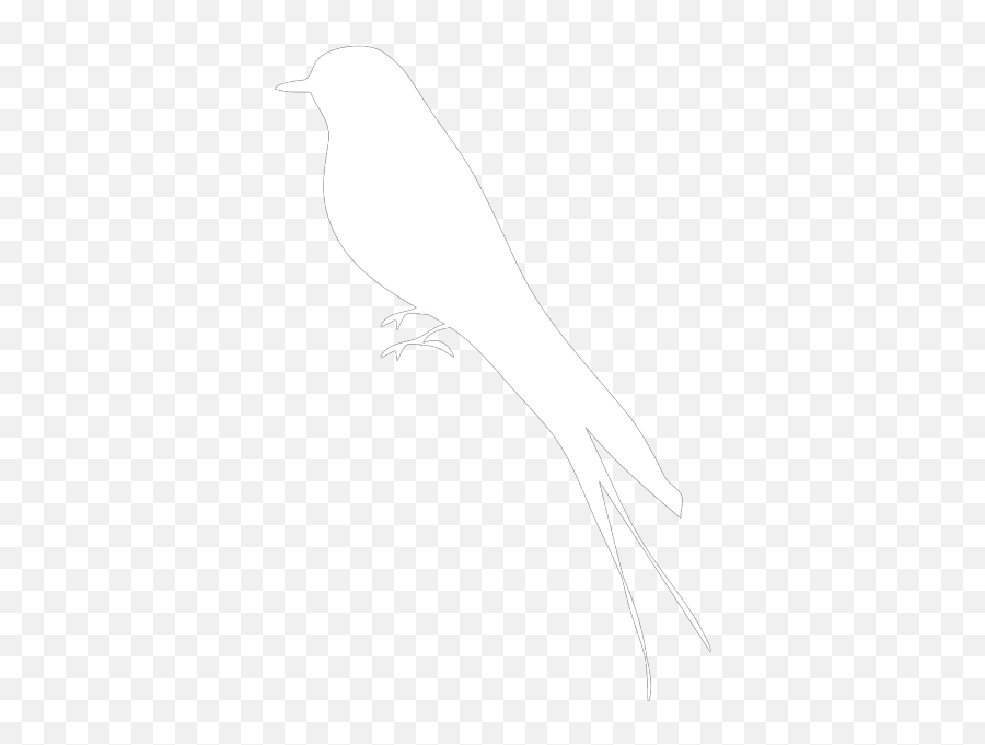 White Solid Mockingbird Png Svg Clip - Mockingbird Black And White,Mockingbird Png