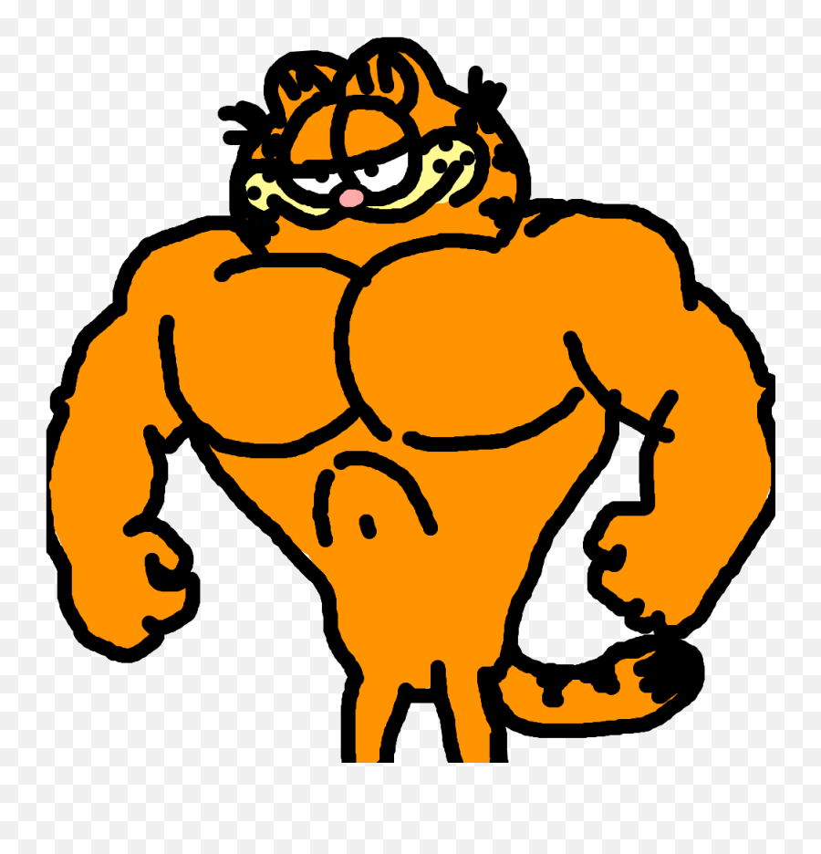 Buff Garfield Layer - Buff Garfield Transparent Png,Garfield Png