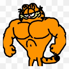 Buff Garfield Layer - Buff Garfield Transparent Png,Garfield Png