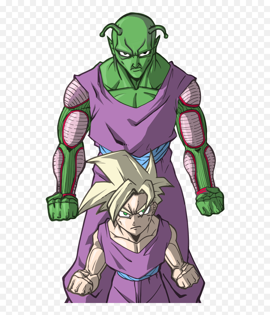 Download Teen Gohan With Piccolo Hd Png - Uokplrs Piccolo And Gohan Png,Piccolo Png