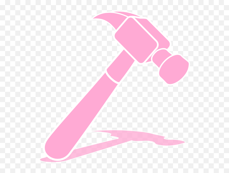 Charming Hammer Clip Art - Pink Hammer Clipart Png,Hammer Clipart Png