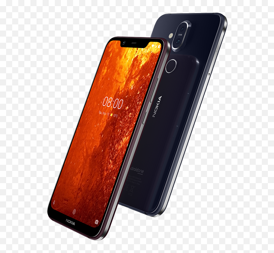 Nokia 8 - Nokia Png,Smartphones Png