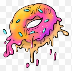Sticker - Grime Art Donut Png,Grime Png