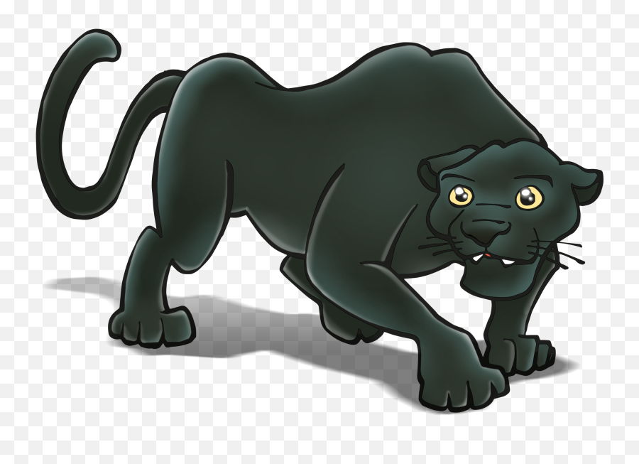 Download Black Panther Png - Black Panther Animal Cartoon,Panther Transparent Background