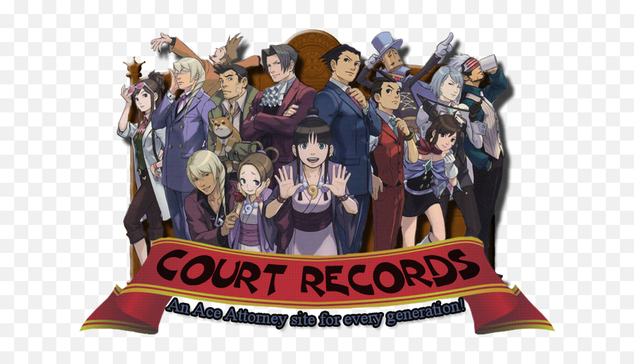 Court Records - Phoenix Wright Ace Attorney Cg Png,Phoenix Wright Png