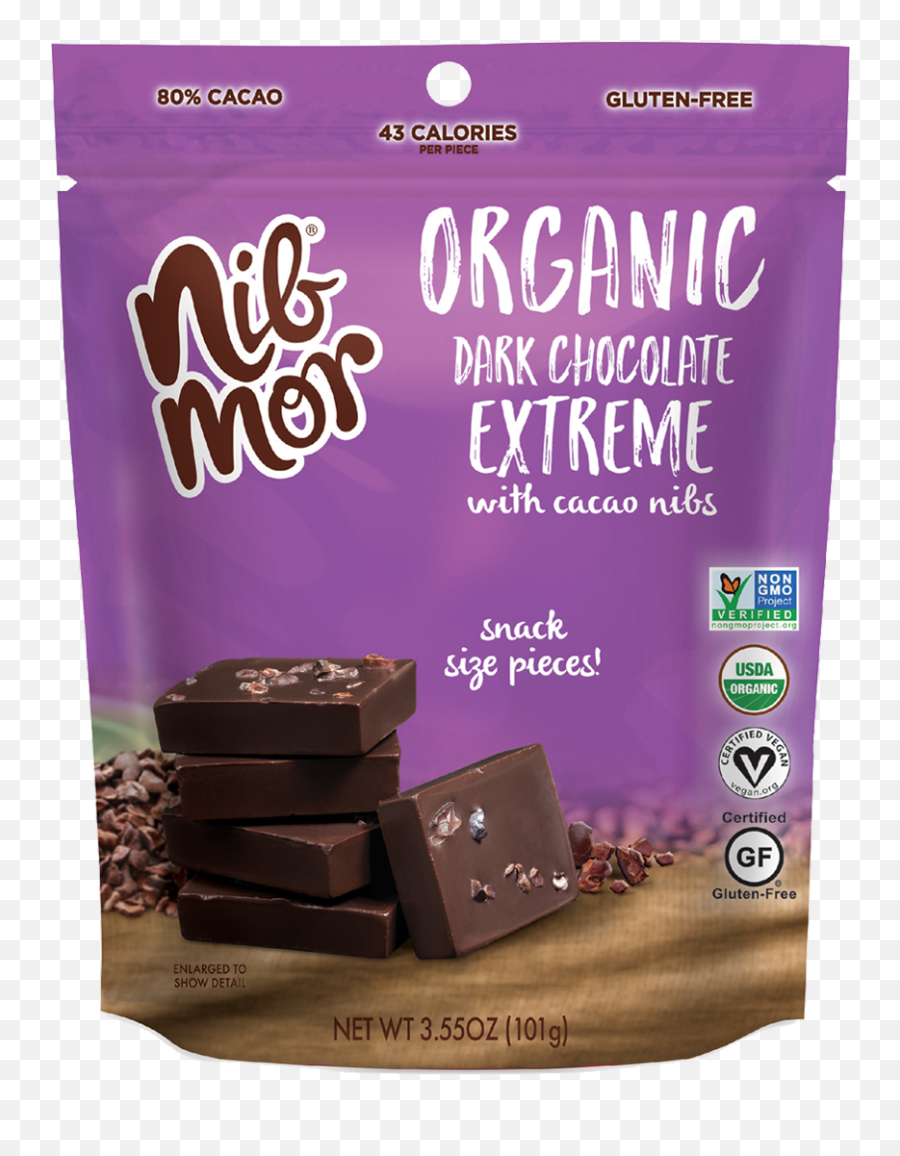 Extreme - 80 Cacao Organic Dark Chocolate Nibmor Dark Chocolate Nibmor Png,Chocolate Png