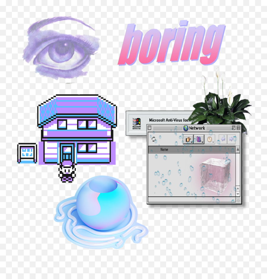 Download Free Purple Text Bing Aesthetics Vhs Hd - Aesthetic Vhs Png,Bing Logo Png