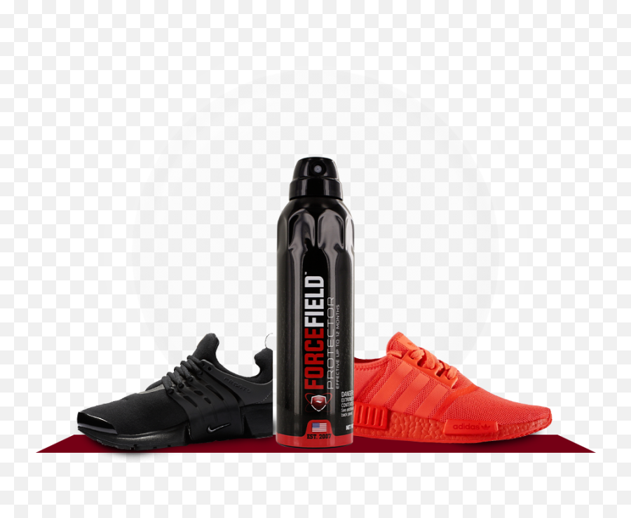 Download Forcefield Bottle With Nike Air Presto All Black - Shoe Style Png,Force Field Png