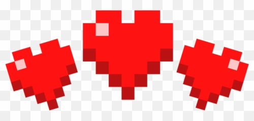 Download 949 X 393 - Minecraft Heart Transparent Full png