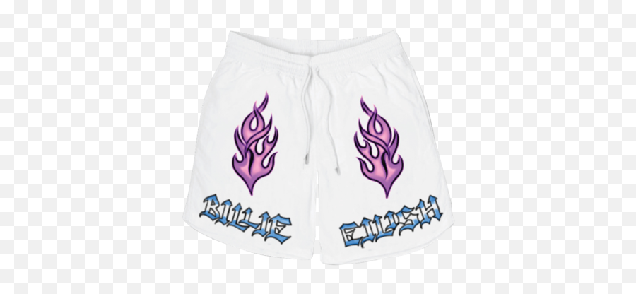 Billie Eilish Drops Limited Edition Merch Capsule - Paper Flame Shorts Billie Eilish Png,Billie Eilish Png