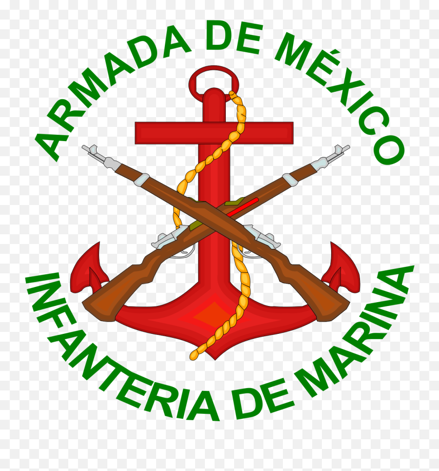 Infantería De Marina México - Wikipedia La Enciclopedia Libre Escudo De La Marina Armada De Mexico Png,Bandera De Mexico Png