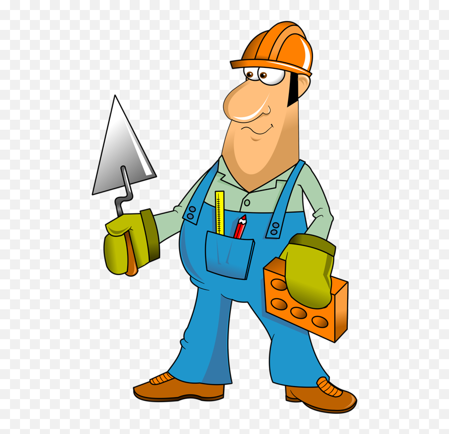 Handyman Clipart Bob The Builder - Desenho De Um Pedreiro Png,Bob The Builder Transparent
