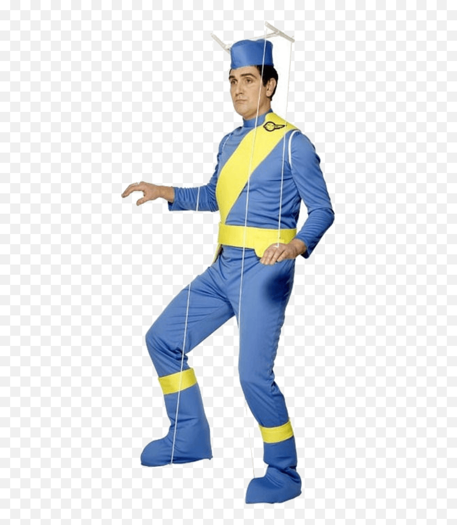 Details About Puppet String Frame Costume Mens Fancy Dress Pinocchio Thunderbirds Halloween - Thunderbirds Fancy Dress Png,Puppet Strings Png