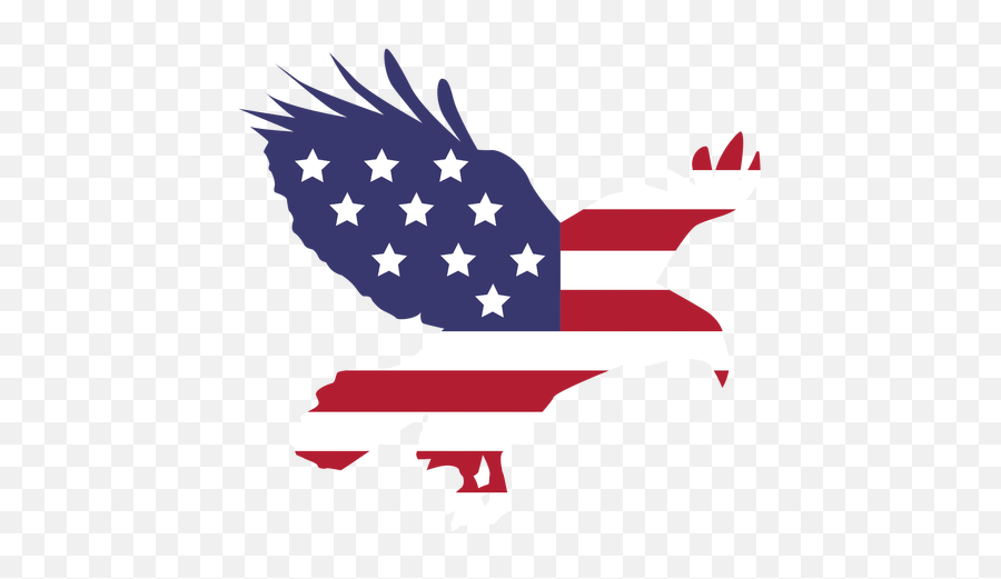 Usa Flag Flying Eagle Flat - Place Carnot Png,American Flag Eagle Png
