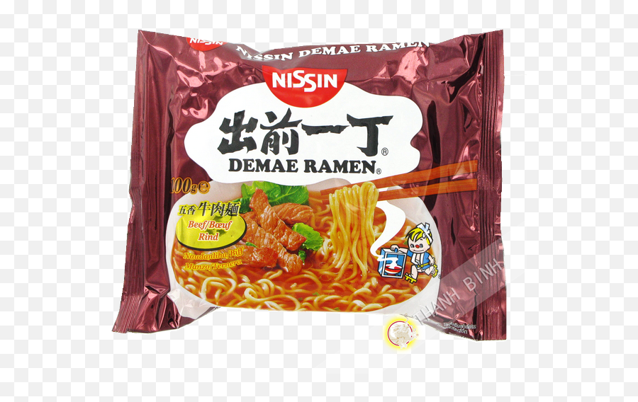 Soup Noodle Ramen Demae Beef Nissin 100g Hungary - Demae Ramen Png,Ramen Noodles Png