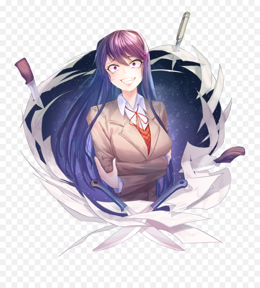 Yuri Doki Literature Club Image 2635515 - Zerochan Anime Png,Doki Doki Literature Club Logo Png