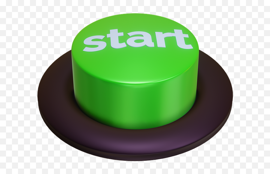 Start Button 3d - Press To Start Button Png,Start Png