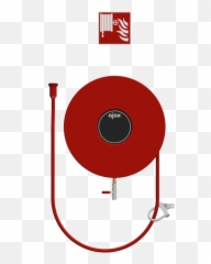 Fire Hose Reel Wall Mounted Fixed - Chubb u0026 Security Dot png