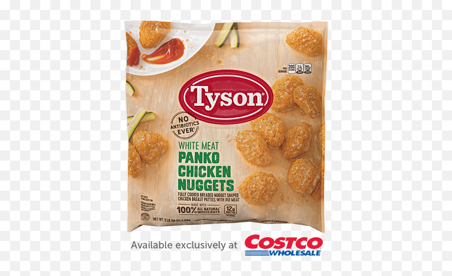 Panko Breaded Chicken Nuggets Tyson Brand Png