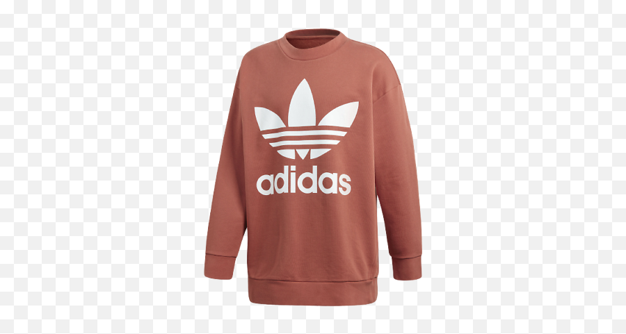 Adidas Trébol Sudadera Jersey De Cuello Trefoil Oversize Sweatshirt Png Jacket Originals Adi - icon Track Jacket