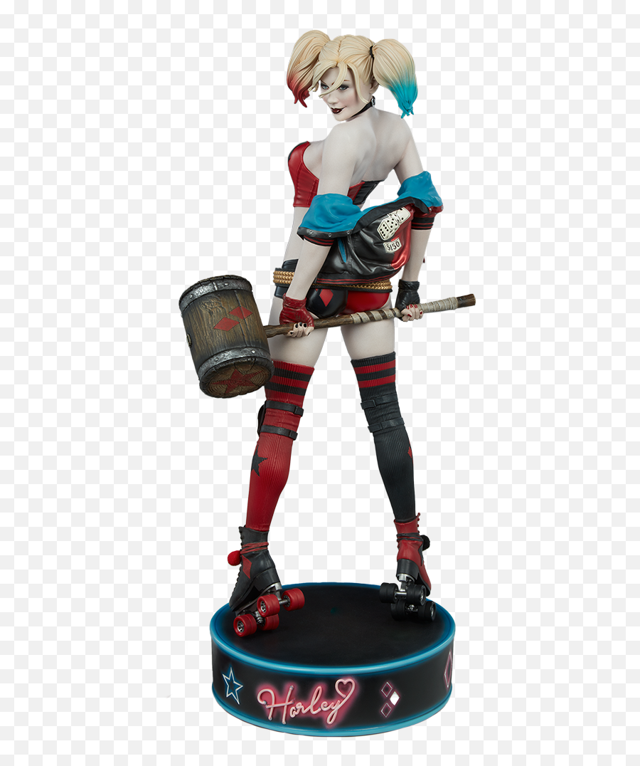 Harley Quinn Action Figure - Harley Quinn Premium Format Png,Dc Icon Harley Statue