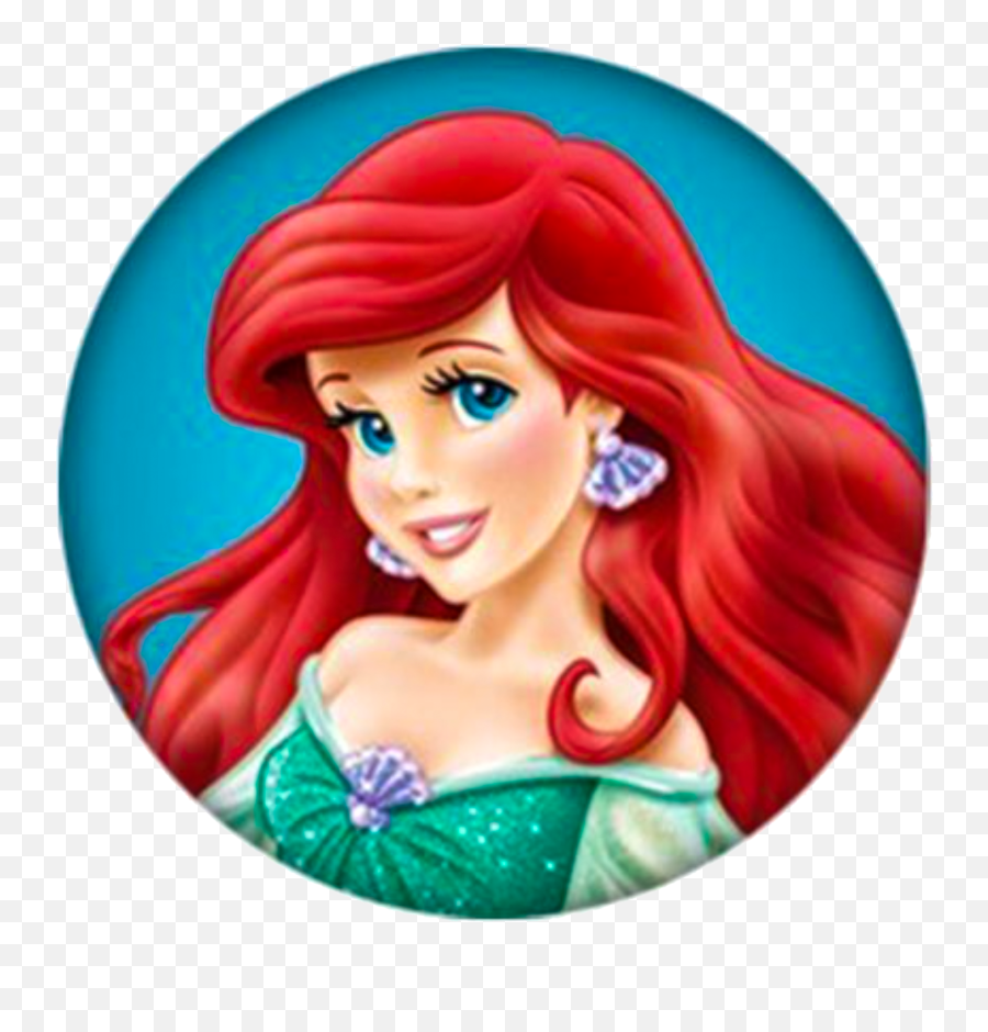 20mm Little Mermaid Ariel Disney Princess Painted Enamel - Ariel Princess Png,Little Mermaid Icon