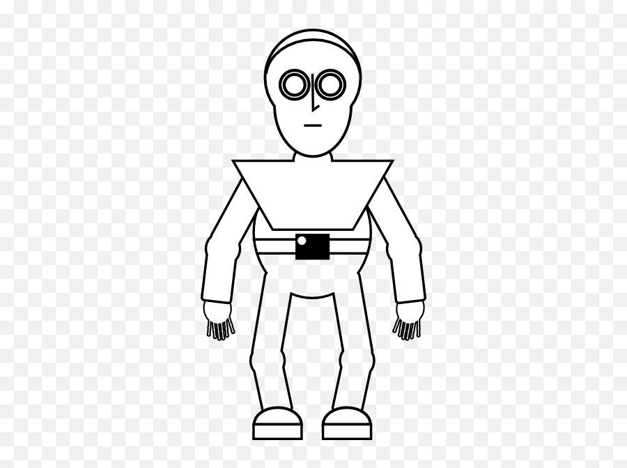 Spaceman Clip Art - Vector Clip Art Online Insan Robot Çizimi Png,Spaceman Icon