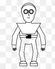 Spaceman Clip Art - vector clip art online Insan Robot Çizimi png