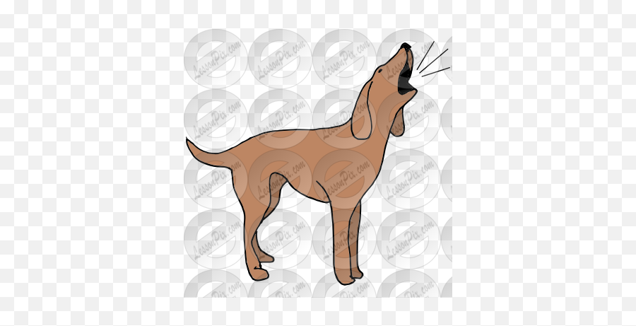 Bark Picture For Classroom Therapy Use - Great Bark Clipart Gujarat Police Png,Barking Dog Icon