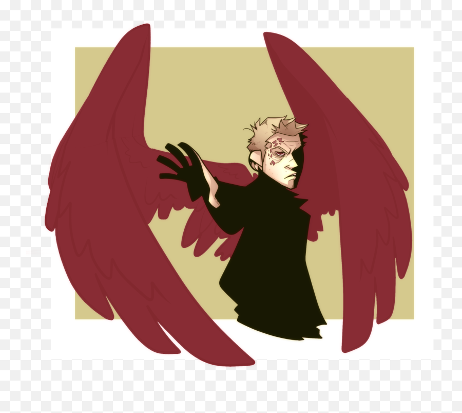 Iu0027d Rather Have You Photo Supernatural Drawings - Angel Png,Dean Winchester Icon Tumblr