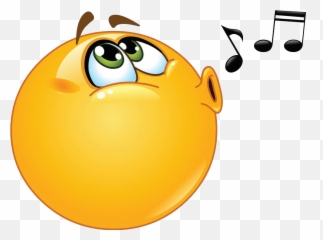 Whistling Emoji Png Transparent - Clipart World Whistling Emoticon