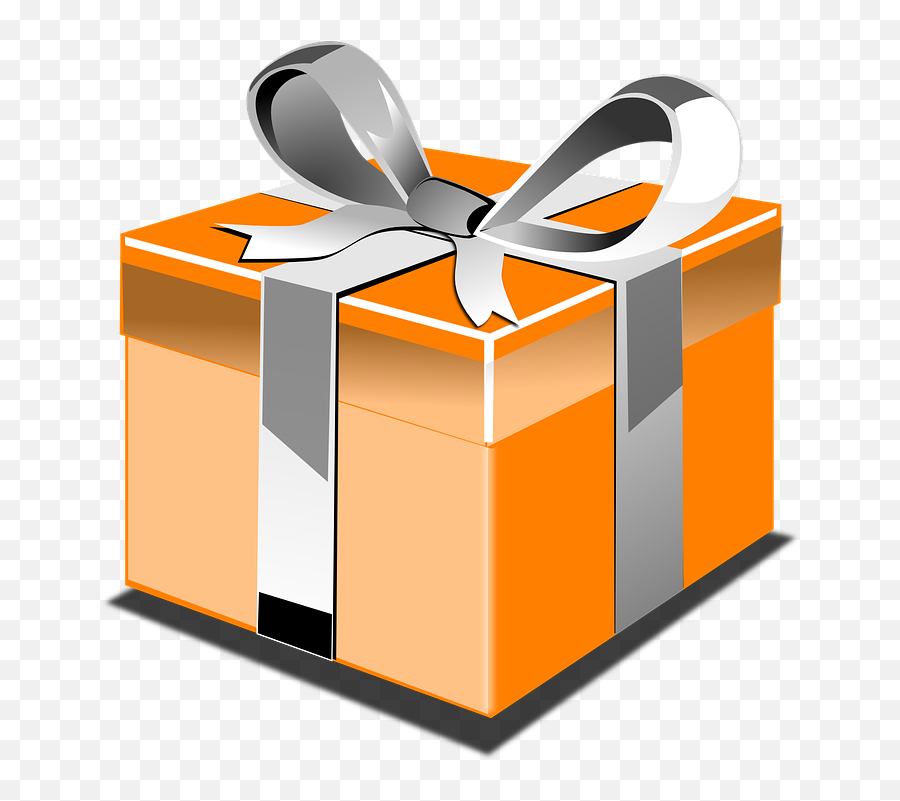 Gift Box Present - Free Vector Graphic On Pixabay Present Clip Art Png,Gift Bow Png