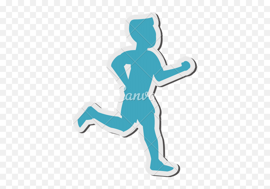 Running Man Icon - Canva For Running Png,Running Man Icon