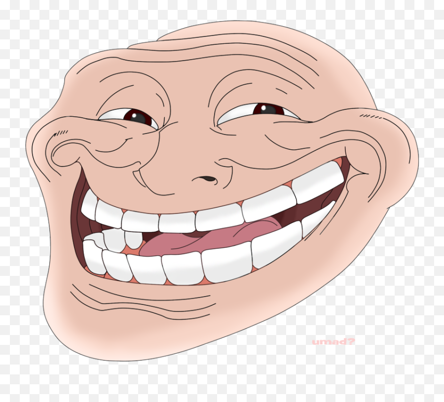 Epic Troll Face Full Size Png Download Seekpng - Color Is A Troll,Transparent Troll Face