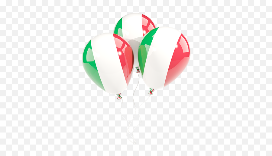 Three Balloons - Italy Flag Png Balloons,Italy Png