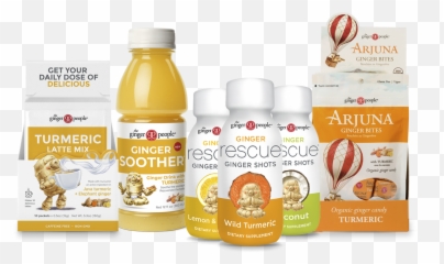 The Ginger People Releases 3 Turmeric - Infused Drinks Ginger People Ginger Shots With Tumeric Png,Turmeric Png