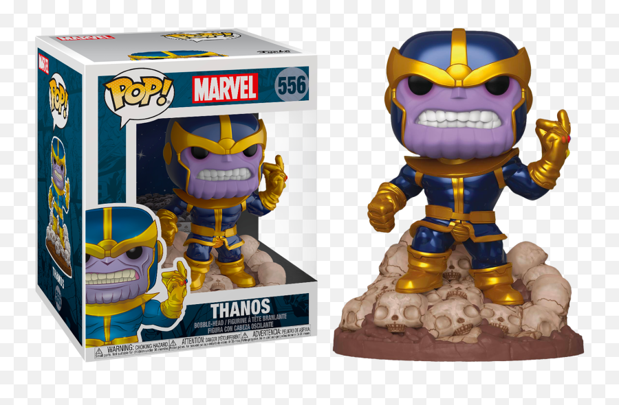 Funko The Infinity Gauntlet - Marvel Thanos Funko Pop Png,Thanos Head Transparent