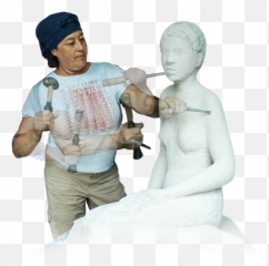 Download Amy Brier Stone Artist - Sculpture People Png Sculptor Png,Sculpture Png