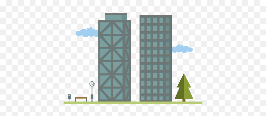 Gray Building City House - Transparent Png U0026 Svg Vector File Illustrated Building On Transparent Background,City Building Png