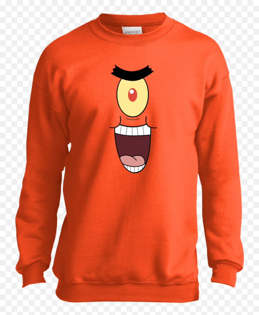 Download Hd Plankton Evil Youth Sweatshirt Sweatshirts - Orange Toronto Maple Leafs Shirt Png,Plankton Png