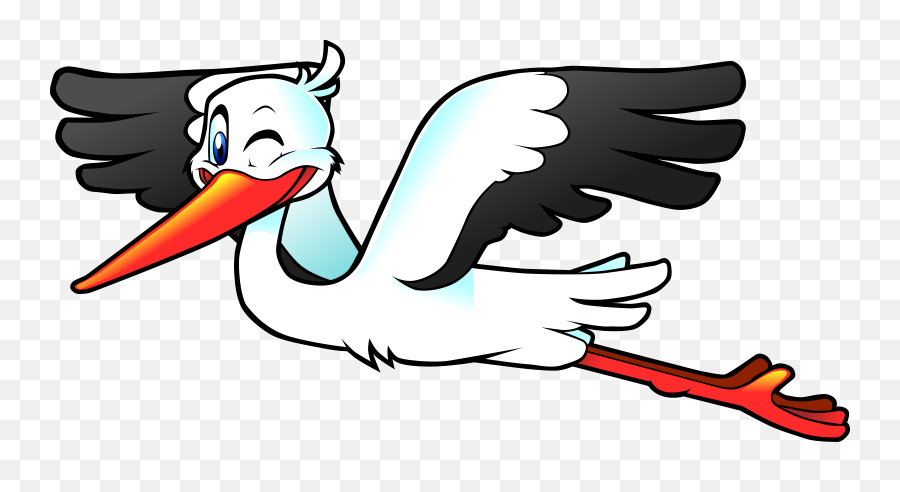 Stork Hd Png Transparent Hdpng Images Pluspng - Stork Cartoon Png,Bird Flying Png