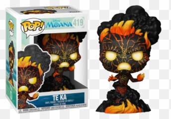 Moana - Te Ka Pop Vinyl Figure Funko Pop Disney Moana Png,Moana Clipart Png