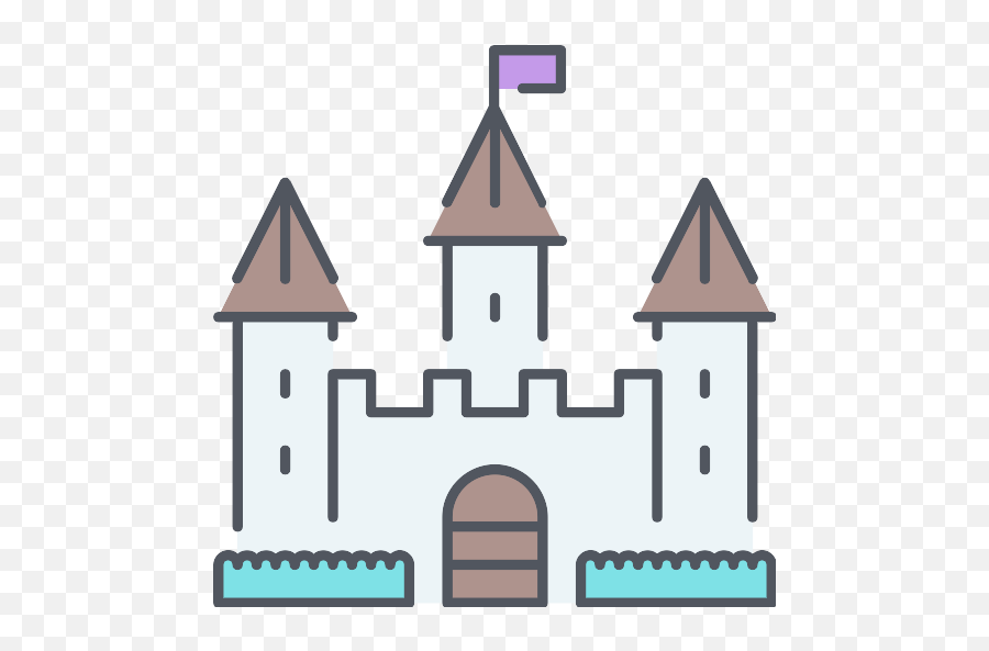 Castle Png Icon - House,Castle Png