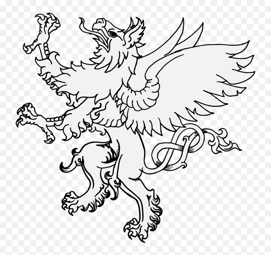 Griffin Png Transparent Cartoon - Griffin Png Heraldry,Griffin Png
