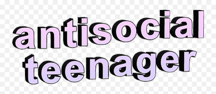 Download Antisocial Teenager Antisocialclub - Antisocial Teenager Png,Teenager Png