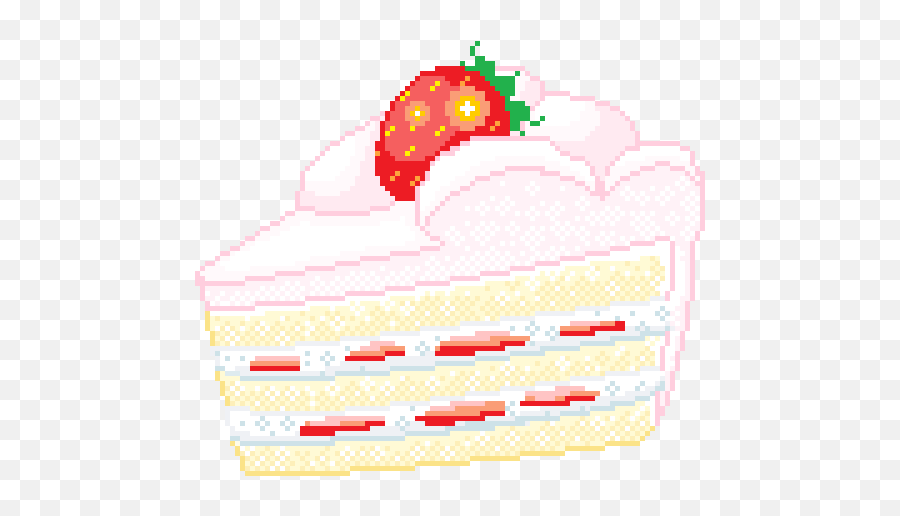 Kawaii Pixel Cake Clipart - Full Size Clipart 2159611 Kawaii Pixel Cake Png,Cake Transparent