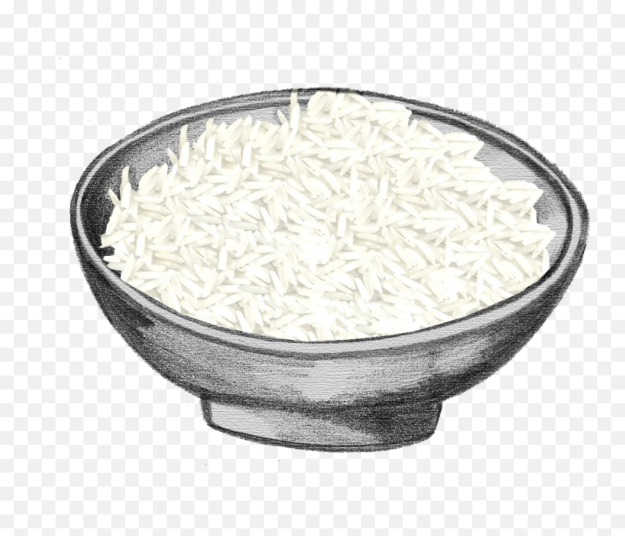 Rice Clipart Steamed - Rice On Plate Colouring Png,Rice Transparent