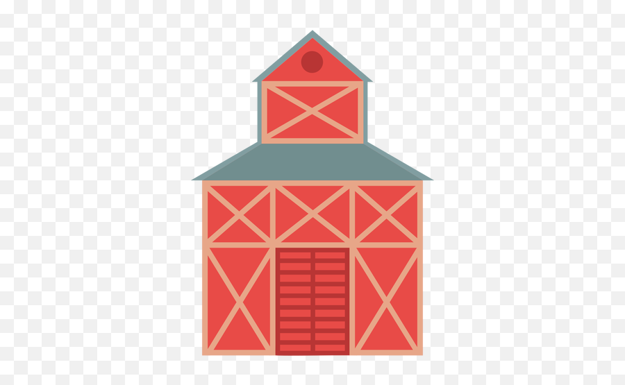 Farm Barn Red Colored Icon - Illustration Png,Farm Png